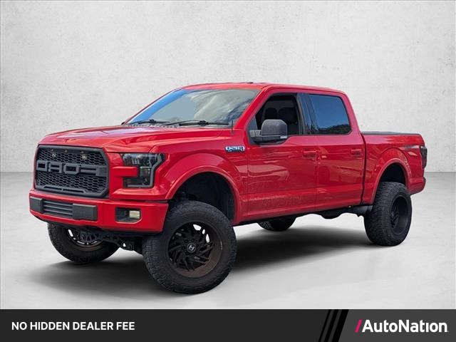 Race Red 2015 Ford F-150 Pickup Truck Four-Wheel Drive 6-Speed Automatic