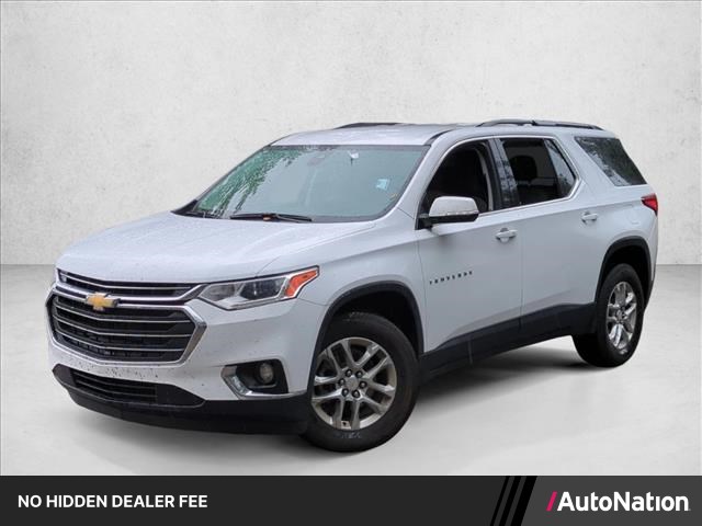 Summit White 2020 Chevrolet Traverse LT Cloth FWD SUV / Crossover Front-Wheel Drive 9-Speed Automatic
