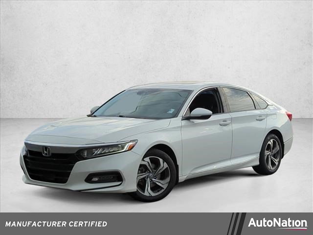 Platinum White Pearl 2018 Honda Accord 1.5T EX-L FWD Sedan Front-Wheel Drive Continuously Variable Transmission
