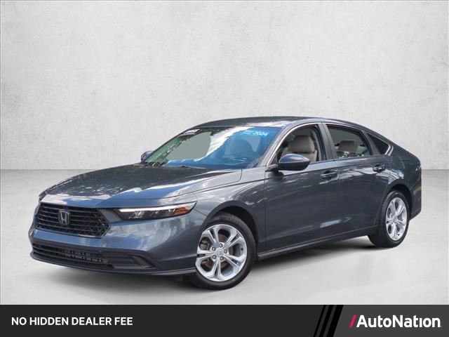 Meteorite Gray Met 2024 Honda Accord Sedan Front-Wheel Drive Continuously Variable Transmission