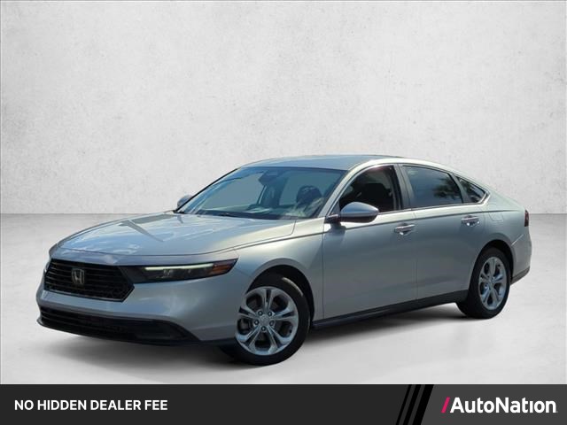 Solar Silver Metallic 2024 Honda Accord Sedan Front-Wheel Drive Continuously Variable Transmission