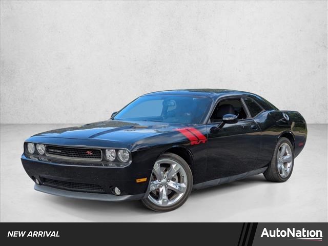 Black 2013 Dodge Challenger R/T RWD Coupe Rear-Wheel Drive 5-Speed Automatic