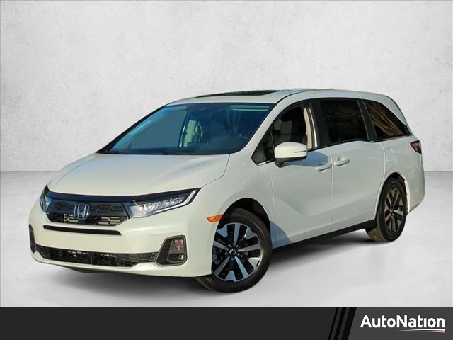 Platinum White Pearl 2026 Honda Odyssey EX-L FWD Minivan Front-Wheel Drive Automatic