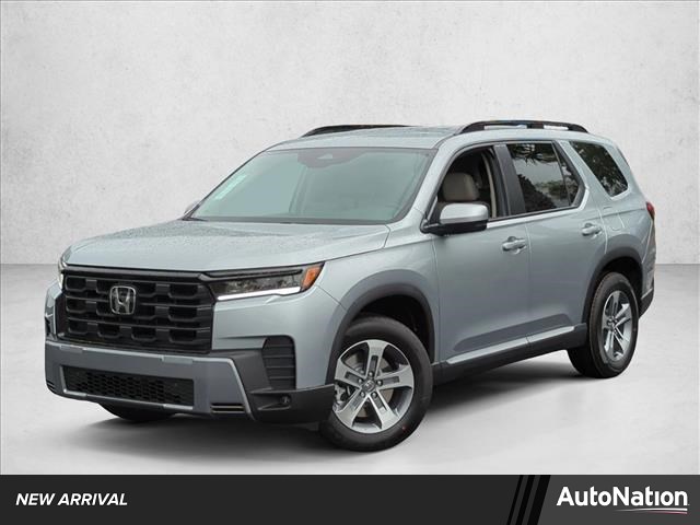 Solar Silver Metallic 2026 Honda Pilot EX-L AWD SUV / Crossover All-Wheel Drive Automatic