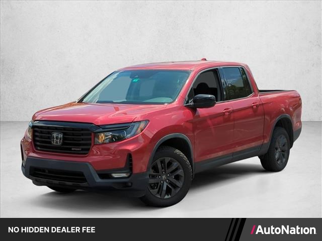 Radiant Red Metallic Ii 2021 Honda Ridgeline Sport AWD Pickup Truck All-Wheel Drive 6-Speed Automatic