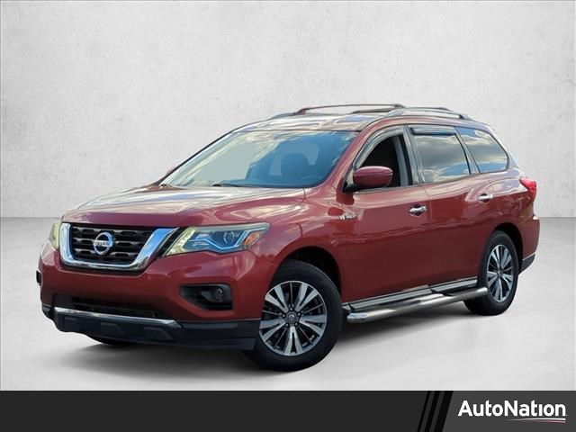 Cayenne Red Metallic 2017 Nissan Pathfinder SV SUV / Crossover Front-Wheel Drive Automatic