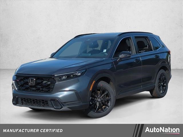 Meteorite Gray Metallic 2023 Honda CR-V Hybrid Sport FWD SUV / Crossover Front-Wheel Drive Continuously Variable Transmission