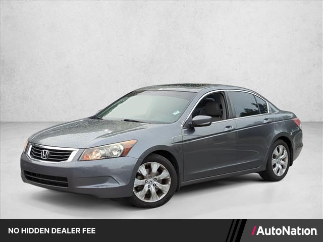 Gray 2008 Honda Accord Sedan Front-Wheel Drive 5-Speed Automatic