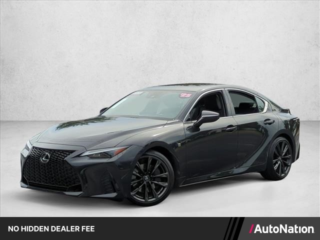 Black (Caviar) 2025 Lexus IS Sedan Rear-Wheel Drive Automatic