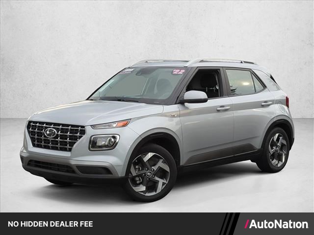 Stellar Silver 2022 Hyundai Venue SUV / Crossover Front-Wheel Drive Automatic