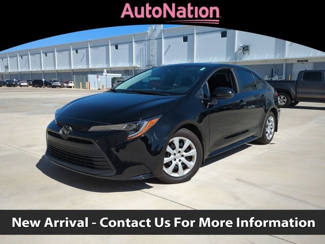 Midnight Black Metallic 2024 Toyota Corolla LE FWD Sedan Front-Wheel Drive Automatic