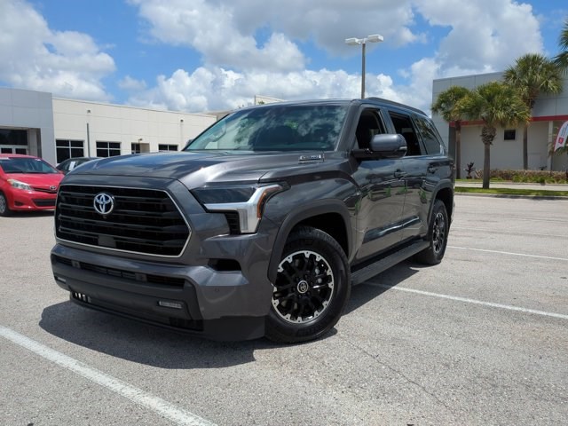 Magnetic Gray Metallic 2024 Toyota Sequoia SR5 4WD SUV / Crossover Four-Wheel Drive Automatic
