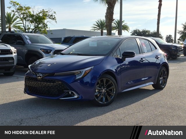 Blue Crush Metallic/Midnight Black Metallic 2026 Toyota Corolla Hatchback Hatchback Front-Wheel Drive Continuously Variable Transmission