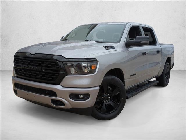 Billet Silver Metallic Clearcoat 2024 RAM 1500 Big Horn Crew Cab RWD Pickup Truck 4X2 8-Speed Automatic