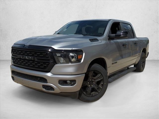 Billet Silver Metallic Clearcoat 2024 RAM 1500 Big Horn Crew Cab RWD Pickup Truck 4X2 8-Speed Automatic