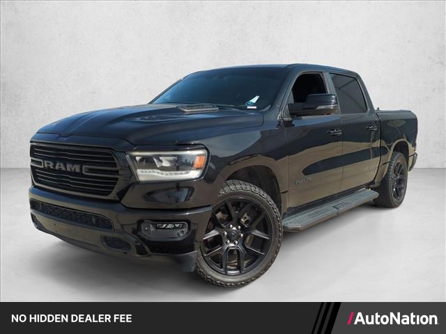 Diamond Black Crystal Pearlcoat 2023 RAM 1500 Pickup Truck Four-Wheel Drive 8-Speed Automatic