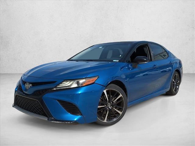 Blue Streak/Midnight Black Metallic 2018 Toyota Camry XSE Sedan Front-Wheel Drive Automatic