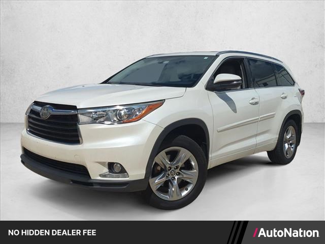 White (Blizzard Pearl) 2016 Toyota Highlander SUV / Crossover All-Wheel Drive Automatic