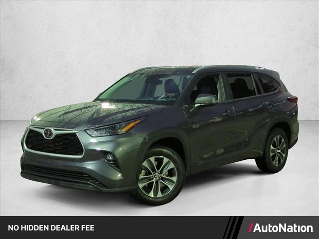 Magnetic Gray Metallic 2024 Toyota Highlander XLE FWD SUV / Crossover Front-Wheel Drive Automatic