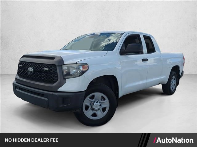 Super White 2021 Toyota Tundra Pickup Truck Four-Wheel Drive Automatic