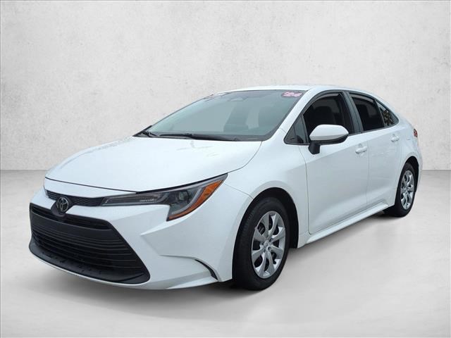 Ice Cap 2024 Toyota Corolla LE FWD Sedan Front-Wheel Drive Continuously Variable Transmission