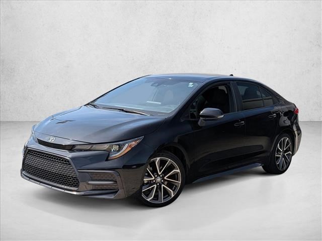 Black Sand Pearl 2022 Toyota Corolla SE FWD Sedan Front-Wheel Drive Continuously Variable Transmission