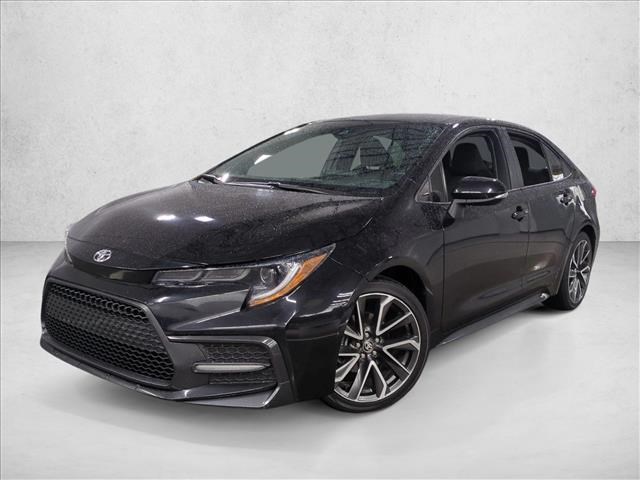 Black Sand Pearl 2022 Toyota Corolla SE FWD Sedan Front-Wheel Drive Continuously Variable Transmission