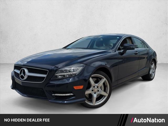 Lunar Blue Metallic 2014 Mercedes-Benz CLS Sedan Rear-Wheel Drive 7-Speed Automatic