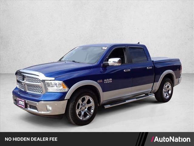 Blue Streak Pearlcoat 2014 RAM 1500 Pickup Truck Four-Wheel Drive 8-Speed Automatic