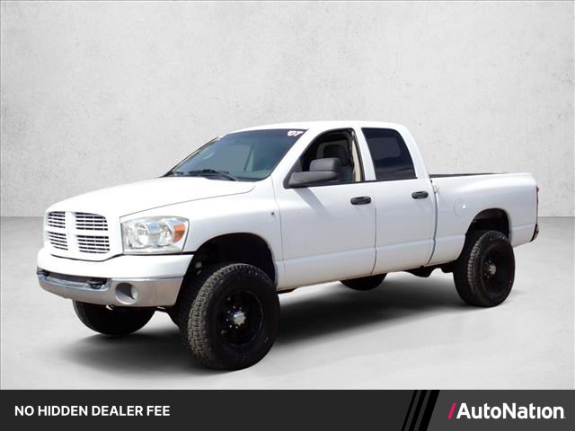 Mineral Gray Metal 2007 Dodge RAM 2500 Pickup Truck Four-Wheel Drive 5-Speed Automatic