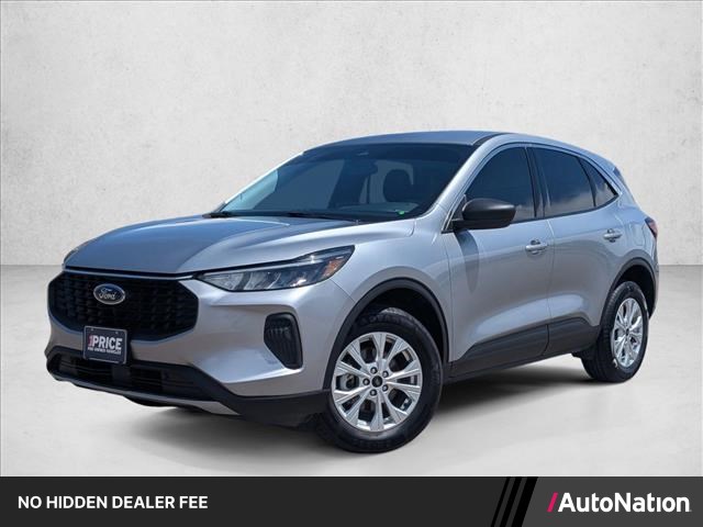 Iconic Silver Metallic 2024 Ford Escape SUV / Crossover All-Wheel Drive 8-Speed Automatic