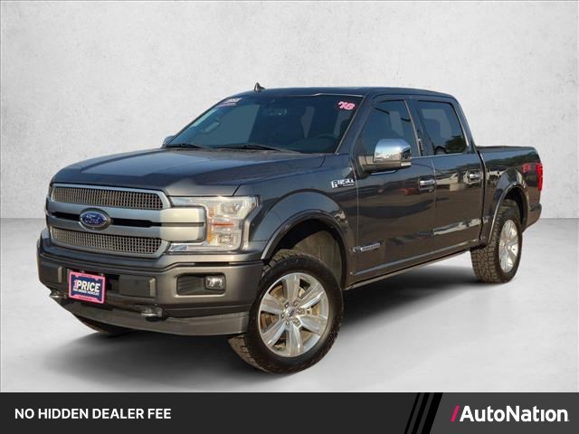 Gray (Magnetic Metallic) 2018 Ford F-150 Pickup Truck Four-Wheel Drive Automatic