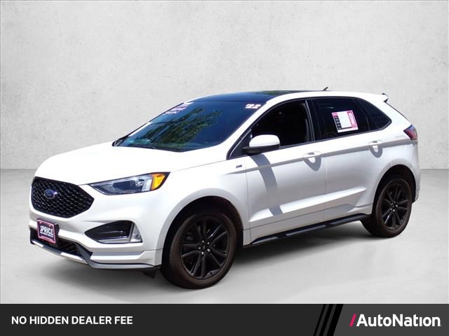 Star White Metallic Tri-Coat 2022 Ford Edge ST Line AWD SUV / Crossover All-Wheel Drive 8-Speed Automatic