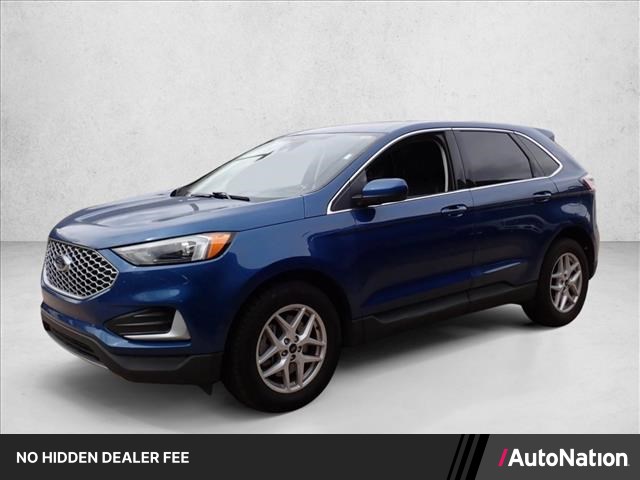 Atlas Blue Metallic 2024 Ford Edge SUV / Crossover All-Wheel Drive 8-Speed Automatic