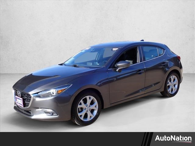 Machine Gray Metallic 2017 Mazda MAZDA3 Grand Touring Hatchback Hatchback Front-Wheel Drive Automatic