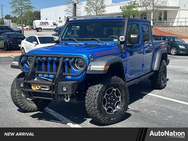 Hydro Blue Pearlcoat 2023 Jeep Gladiator Rubicon Crew Cab 4WD Pickup Truck Four-Wheel Drive 8-Speed Automatic