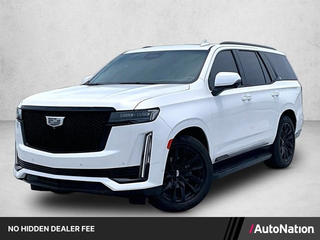 Crystal White Tricoat 2021 Cadillac Escalade SUV / Crossover Four-Wheel Drive Automatic