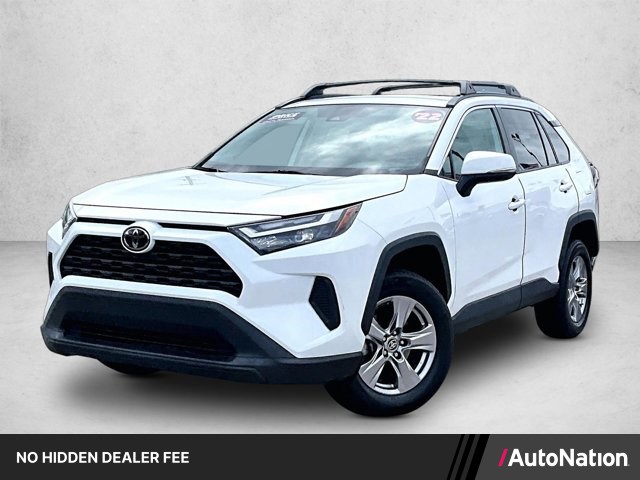 White 2022 Toyota RAV4 XLE FWD SUV / Crossover Front-Wheel Drive Automatic