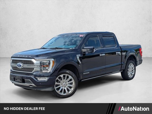 Antimatter Blue Metallic 2021 Ford F-150 Pickup Truck Four-Wheel Drive Automatic