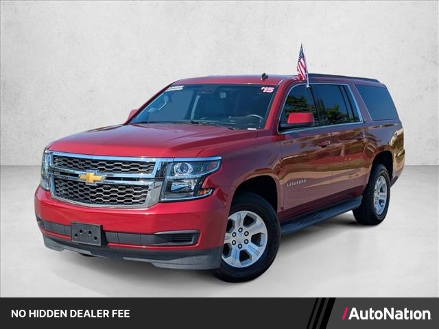 Crystal Red Tintcoat 2015 Chevrolet Suburban 1500 LT RWD SUV / Crossover 4X2 6-Speed Automatic