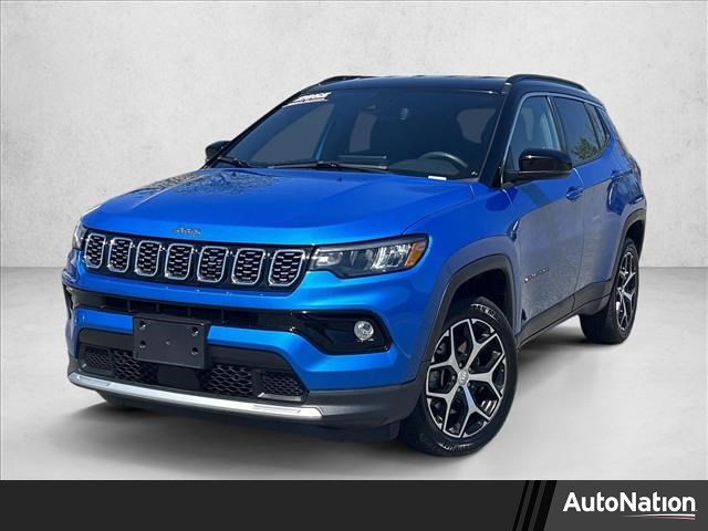 Hydro Blue Pearlcoat 2024 Jeep Compass Limited 4WD SUV / Crossover Four-Wheel Drive 8-Speed Automatic
