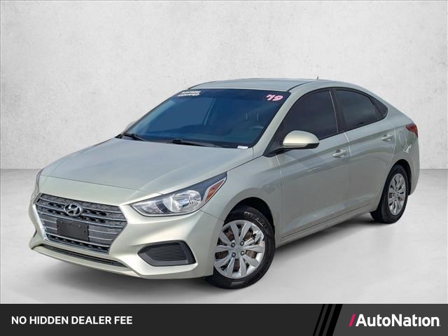 White (Linen Beige) 2019 Hyundai Accent Sedan Front-Wheel Drive Automatic