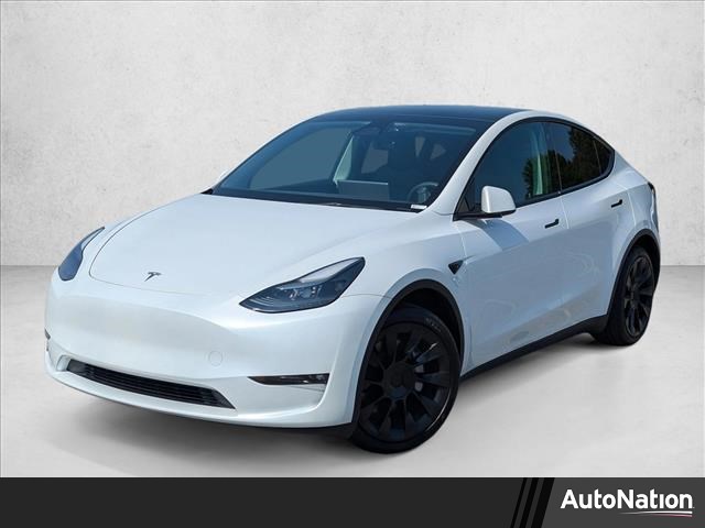 White 2023 Tesla Model Y Long Range AWD SUV / Crossover All-Wheel Drive Automatic