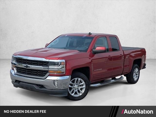 Cajun Red Tintcoat 2018 Chevrolet Silverado 1500 LT Double Cab 4WD Pickup Truck Four-Wheel Drive 6-Speed Automatic