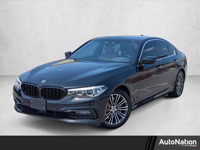 Black Sapphire Metallic 2018 BMW 5 Series 540i Sedan RWD Sedan Rear-Wheel Drive Automatic