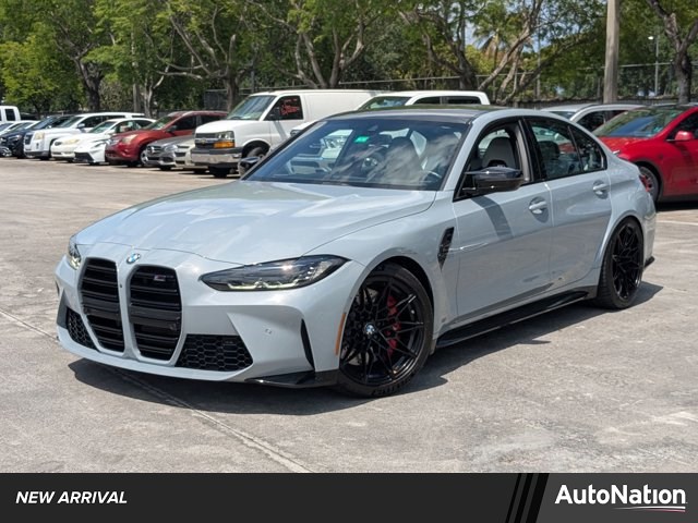 Gray (Brooklyn Grey Metallic) 2024 BMW M3 Competition xDrive AWD Sedan All-Wheel Drive Automatic