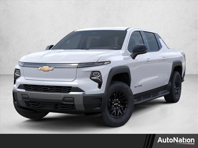 Summit White 2026 Chevrolet Silverado EV LT Crew Cab (Standard Range) e4WD Pickup Truck All-Wheel Drive Automatic