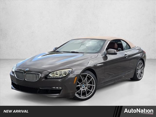 Moonstone Metallic 2013 BMW 6 Series 650i Convertible RWD Convertible Rear-Wheel Drive Automatic