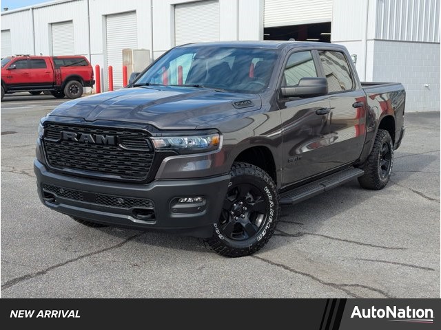 Gray (Granite Crystal Metallic Clearcoat) 2026 RAM 1500 Warlock Crew Cab 4WD Pickup Truck Four-Wheel Drive 8-Speed Automatic