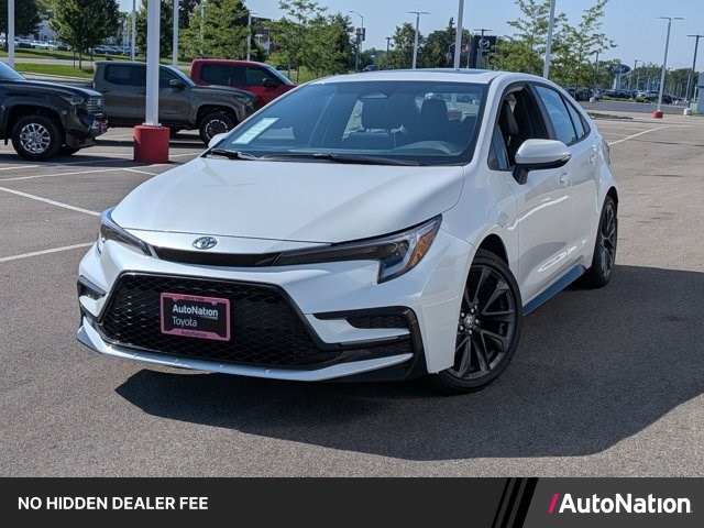 White (Wind Chill Pearl) 2026 Toyota Corolla Sedan Front-Wheel Drive Continuously Variable Transmission
